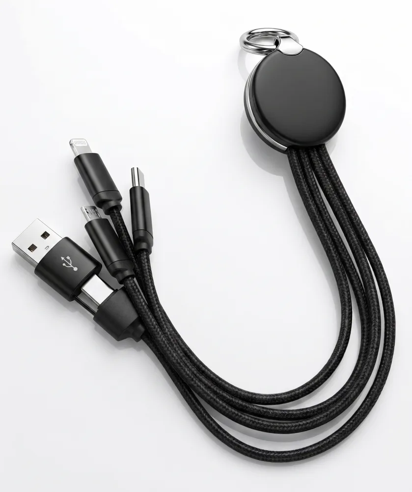 CABLE SHORT ROUND 2IN3 BLACK
