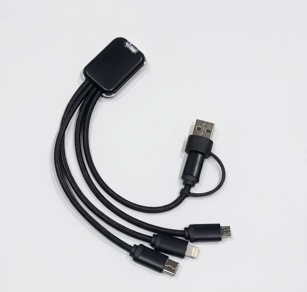 CABLE SHORT SQUARE 2in3 BLACK